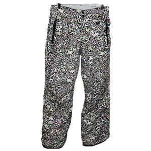 Boulder Gear Kids Colorful Abstract Lined Ski Snow Pants Youth Size Large